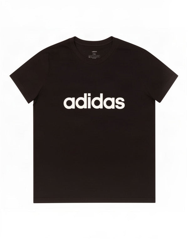 Adidas ženska majica kratkih rukava s grafičkim motivima UK 24/26 2XL crni pamuk