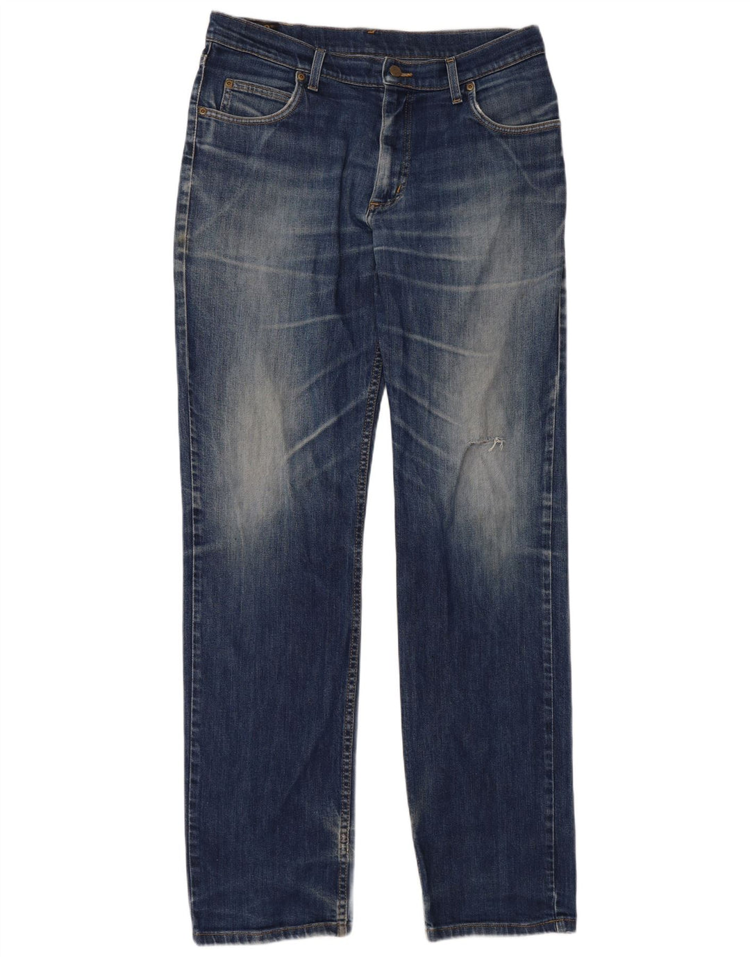 LEE Mens Brooklyn Straight Jeans W36 L36 Plavi pamuk