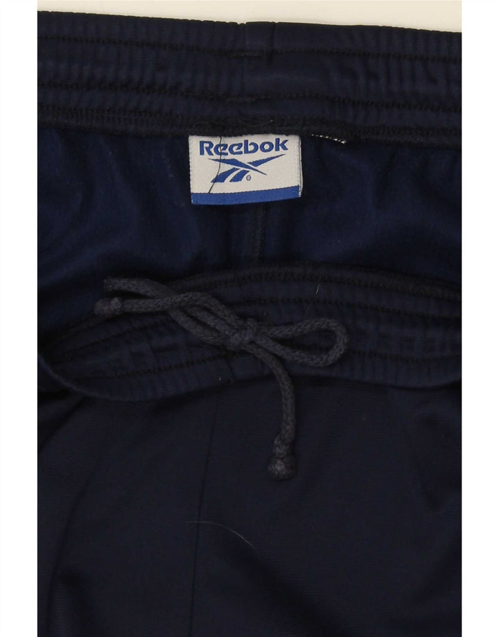 Reebok muške hlače za trenirku Large Navy Blue Colourblock