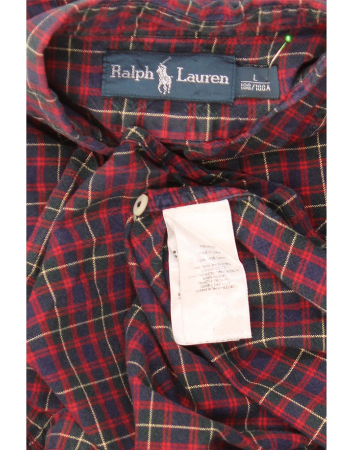Polo Ralph Lauren muška košulja, veliki crveni karirani pamuk