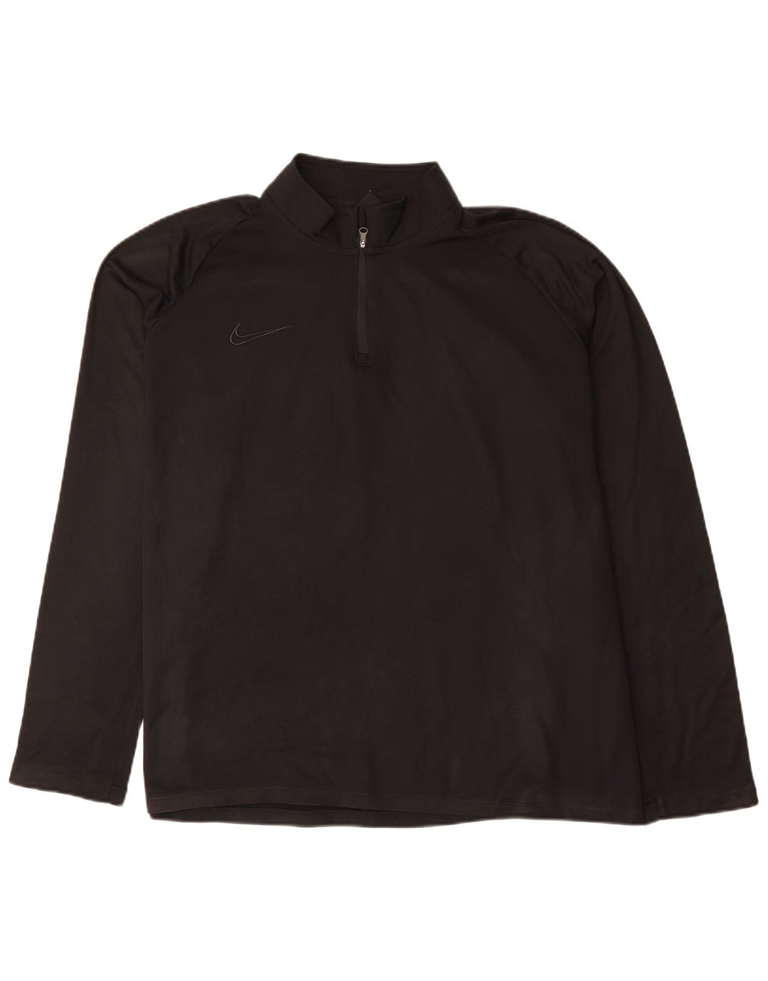 Nike Dri Fit majica s patentnim izrezom i gornji dio trenirke 2XL crni poliester