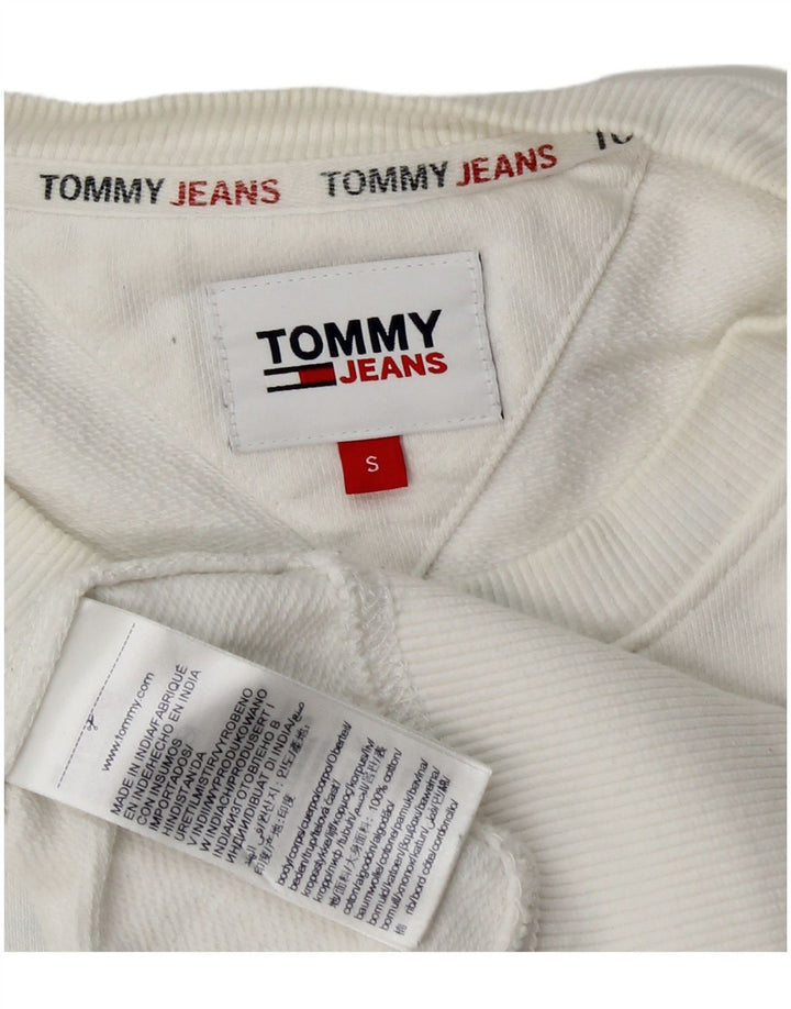 Tommy Hilfiger Muški džemper s grafičkim motivima Mali bijeli pamuk