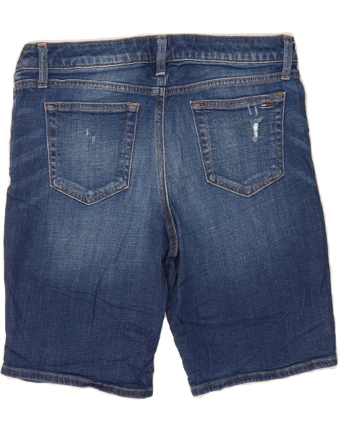 TOMMY HILFIGER Womens Denim Shorts US 8 Medium W32  Blue Cotton Vintage Tommy Hilfiger and Second-Hand Tommy Hilfiger from Messina Hembry 