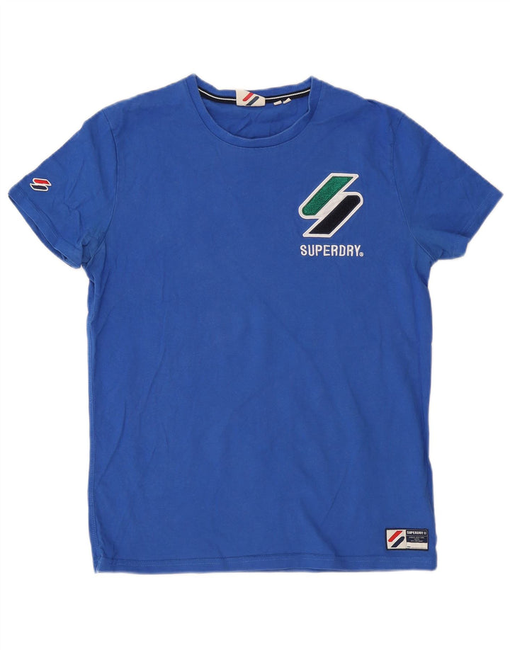 Superdry muška majica s grafičkim motivima, veliki plavi pamuk