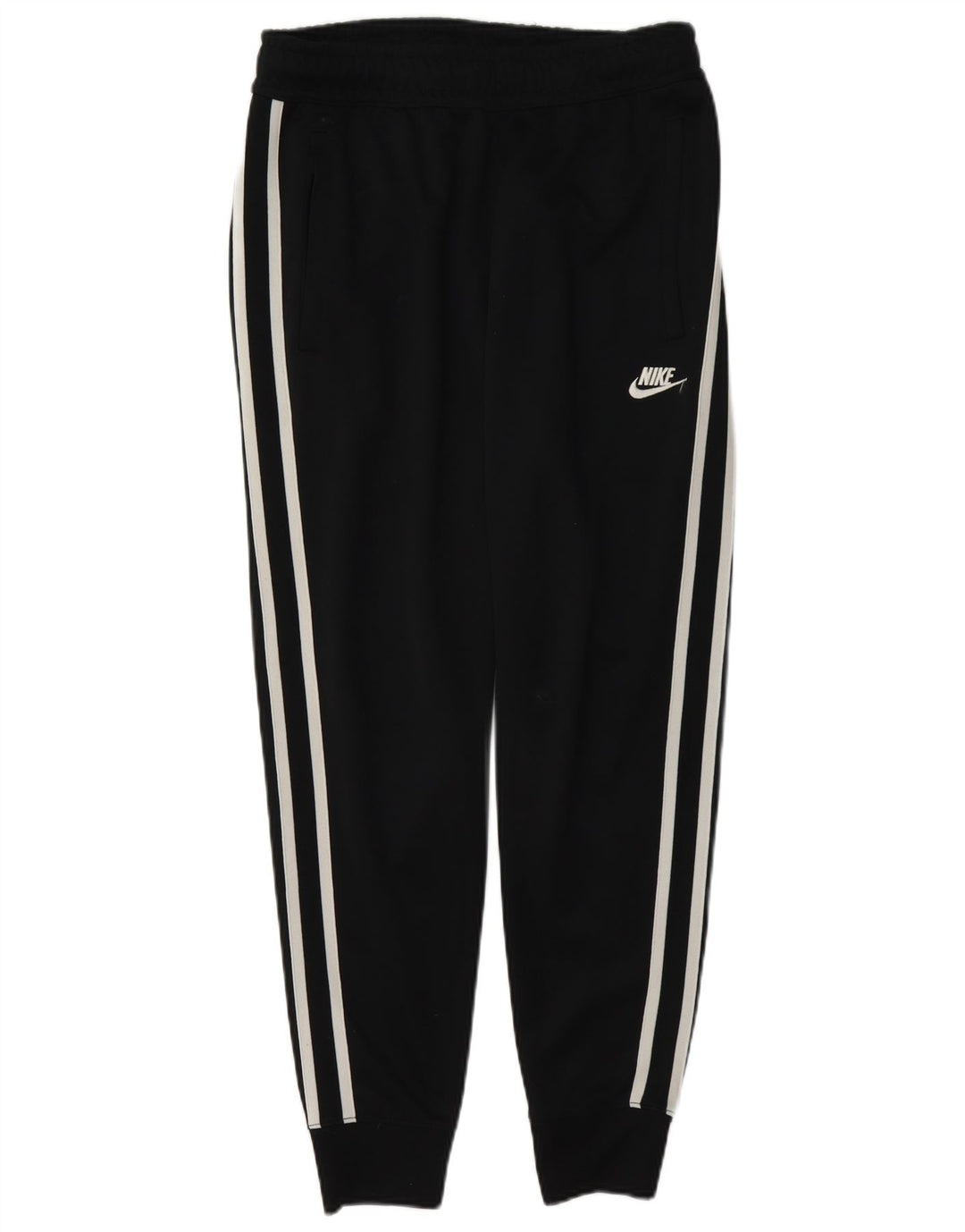 Nike muške trenirke hlače male crne poliesterske hlače