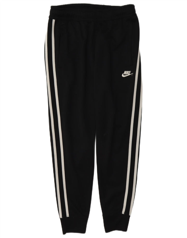 Nike muške trenirke hlače male crne poliesterske hlače