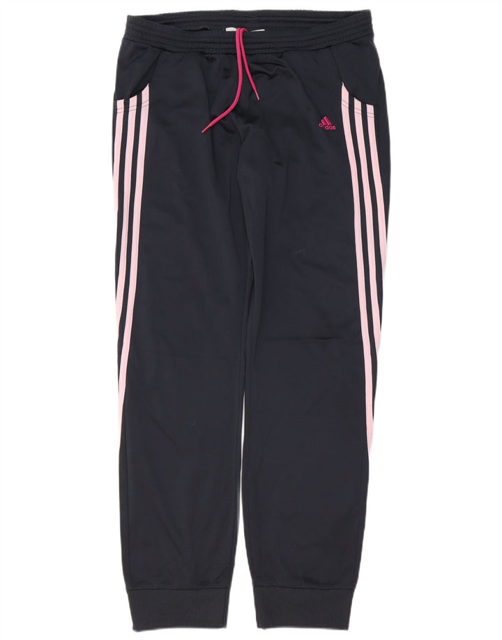 ADIDAS Ženska trenirka Hlače Joggers UK 16 Large tamnoplavi poliester