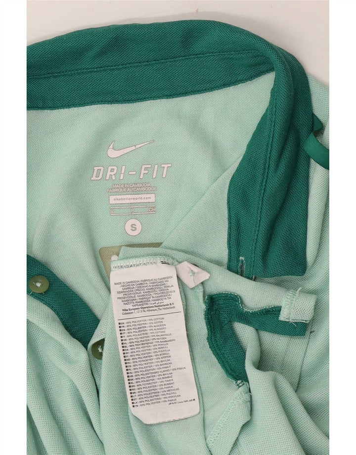 Nike muška Dri Fit polo majica male zelene boje od poliestera