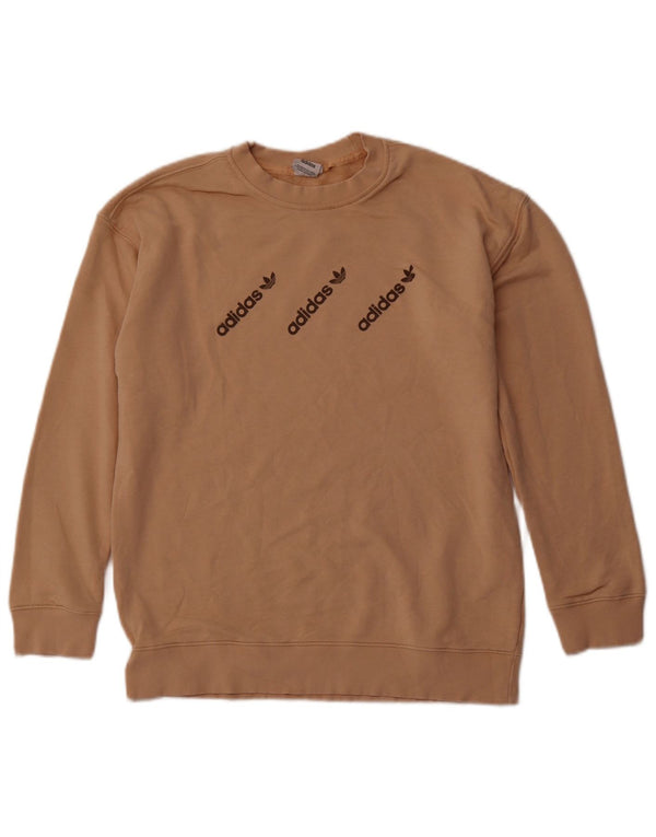 ADIDAS muška majica s grafičkim motivima Srednje smeđa pamučna sportska majica