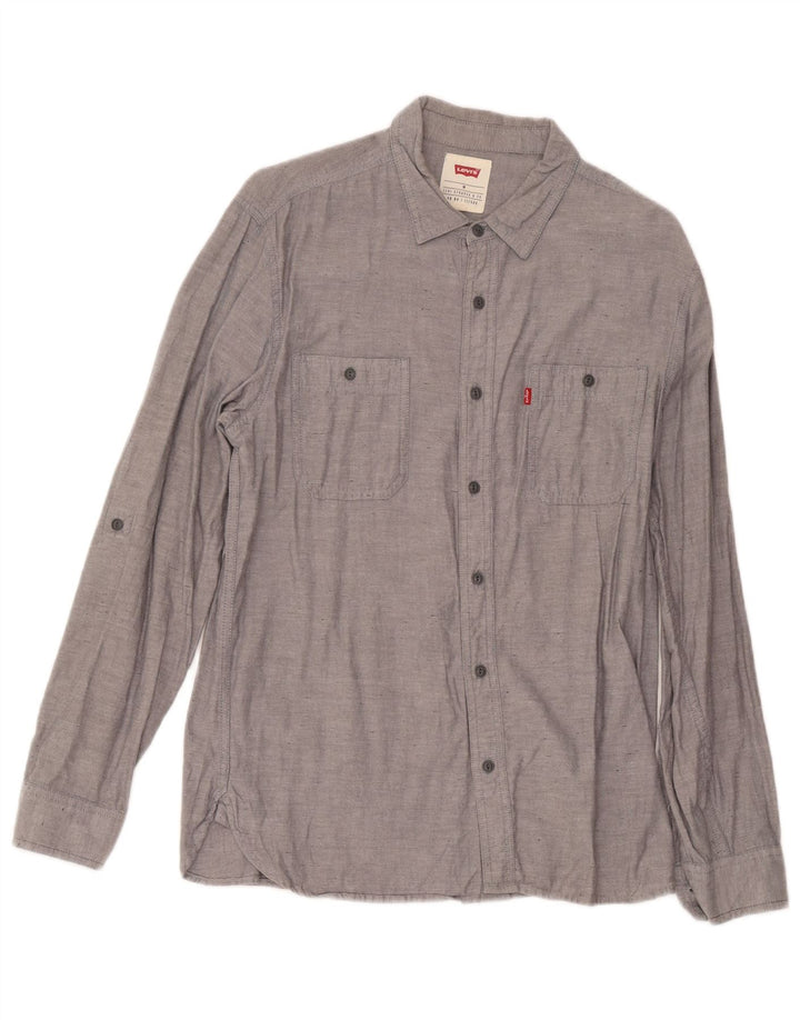 Levi's muška košulja, srednje sivi flekasti pamuk