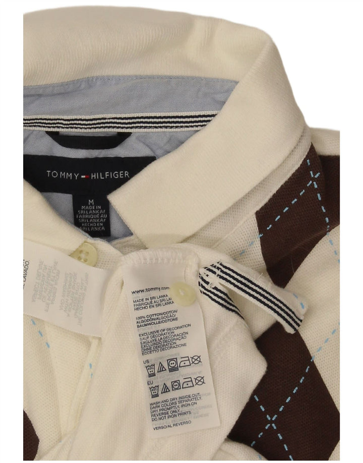 Tommy Hilfiger muška polo majica srednje bijele boje Argyle/Diamond pamuk
