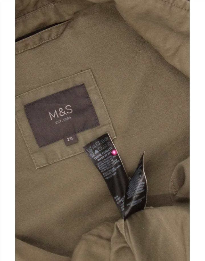 Ženska pomoćna jakna Marks & Spencer UK 44 2XL kaki pamuk