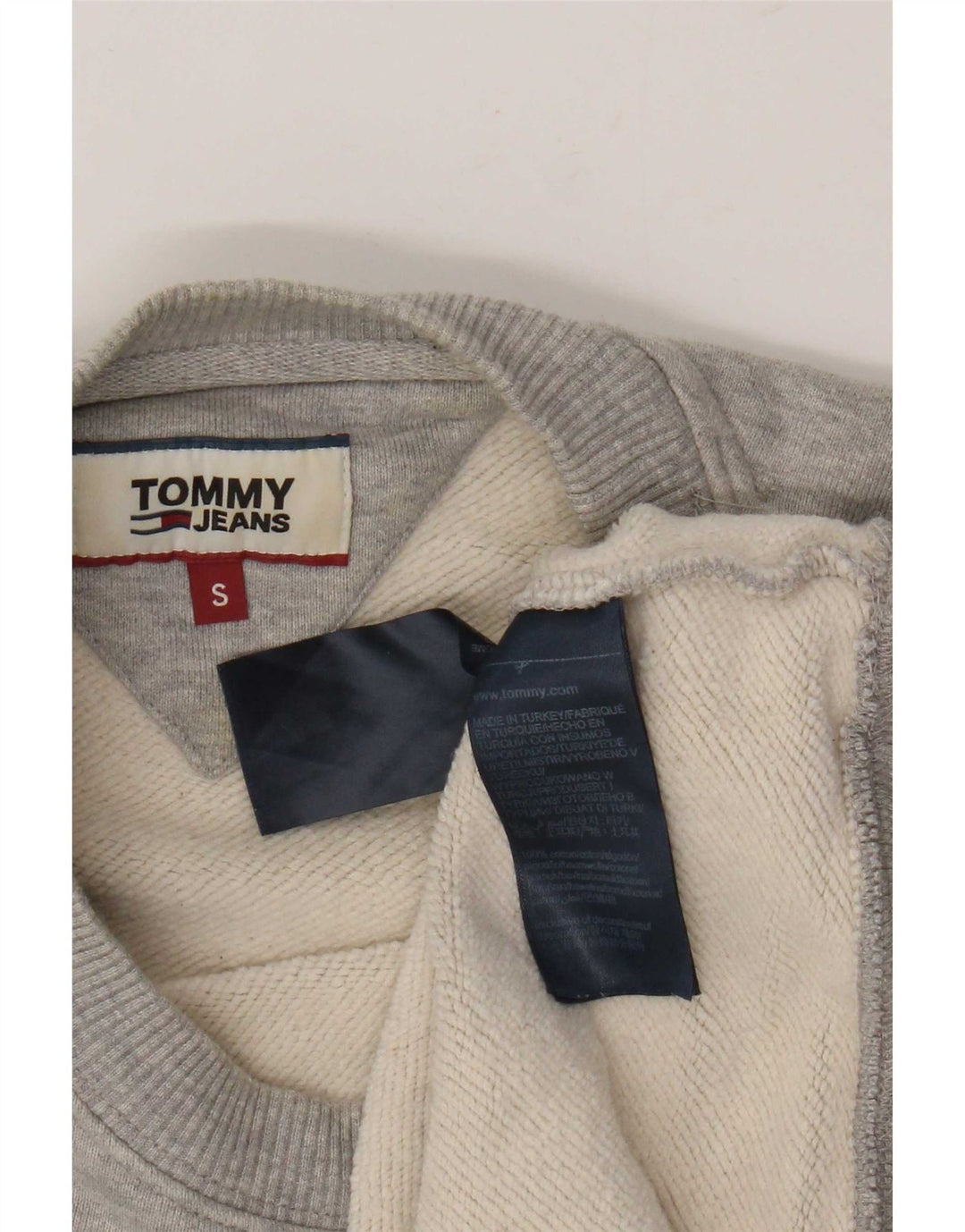 Tommy Hilfiger muški džemperi mali sivi pamuk