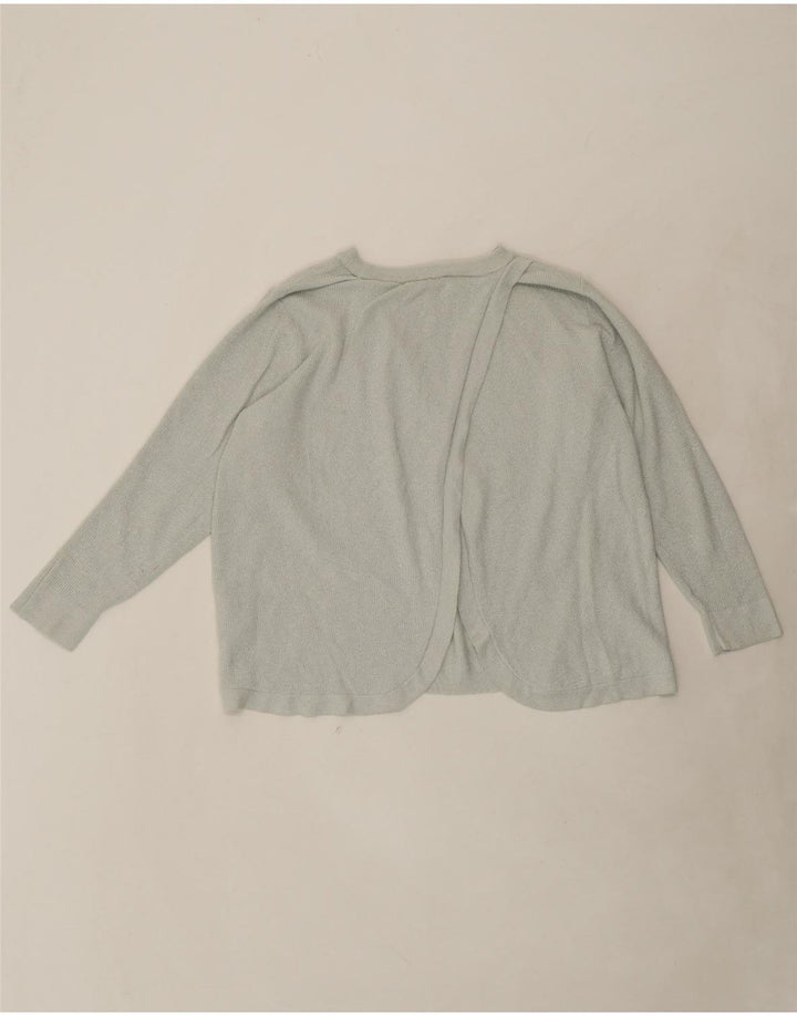 TED BAKER Womens Oversized Crew Neck Jumper Sweater Size 2 Small Blue Vintage Ted Baker and Second-Hand Ted Baker from Messina Hembry 