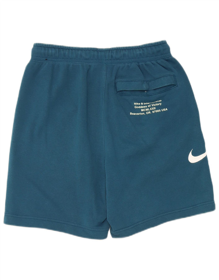 Nike muške kratke sportske hlače s grafičkim motivima male plave pamučne boje