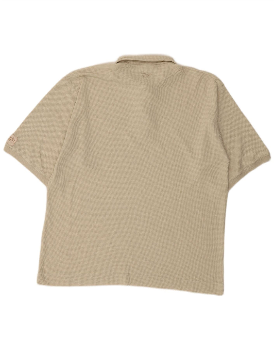 Reebok muška polo majica Large Beige Cotton