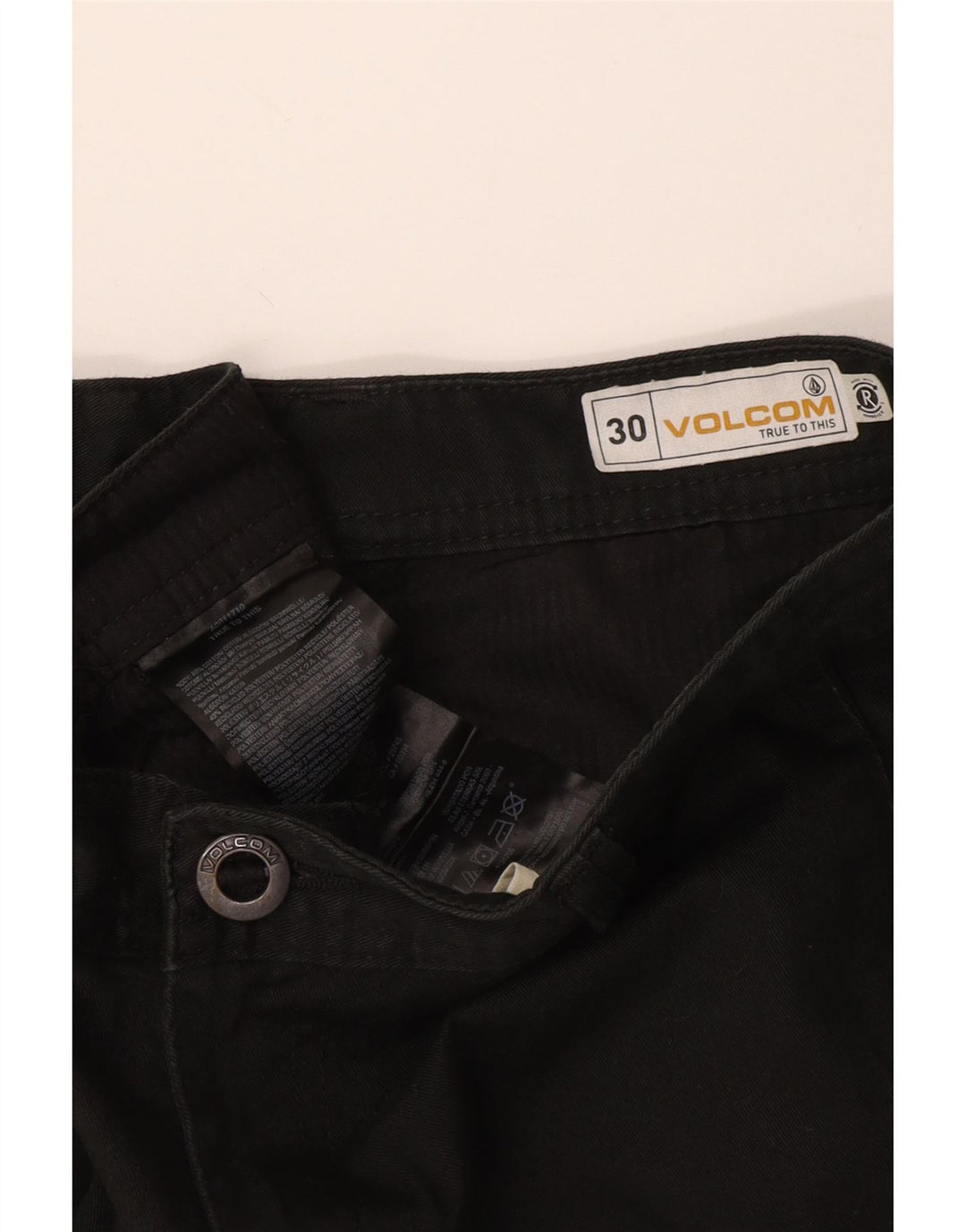 Volcom muške chino kratke hlače W30 srednje tamnoplavi pamuk