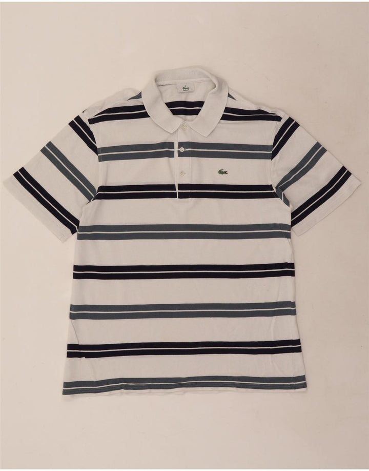 Lacoste muška polo majica veličine 5 velike bijele pruge