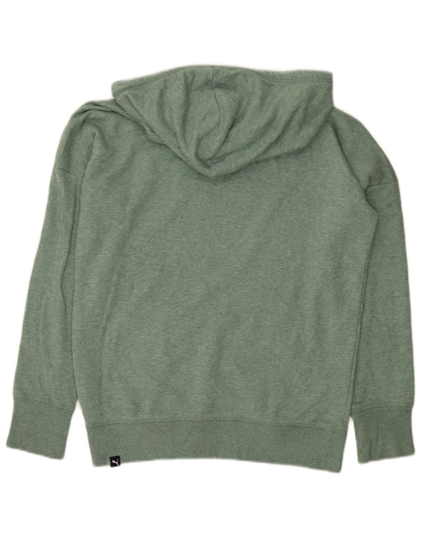 Puma ženska majica s kapuljačom UK 18 XL Zeleni flekasti pamuk