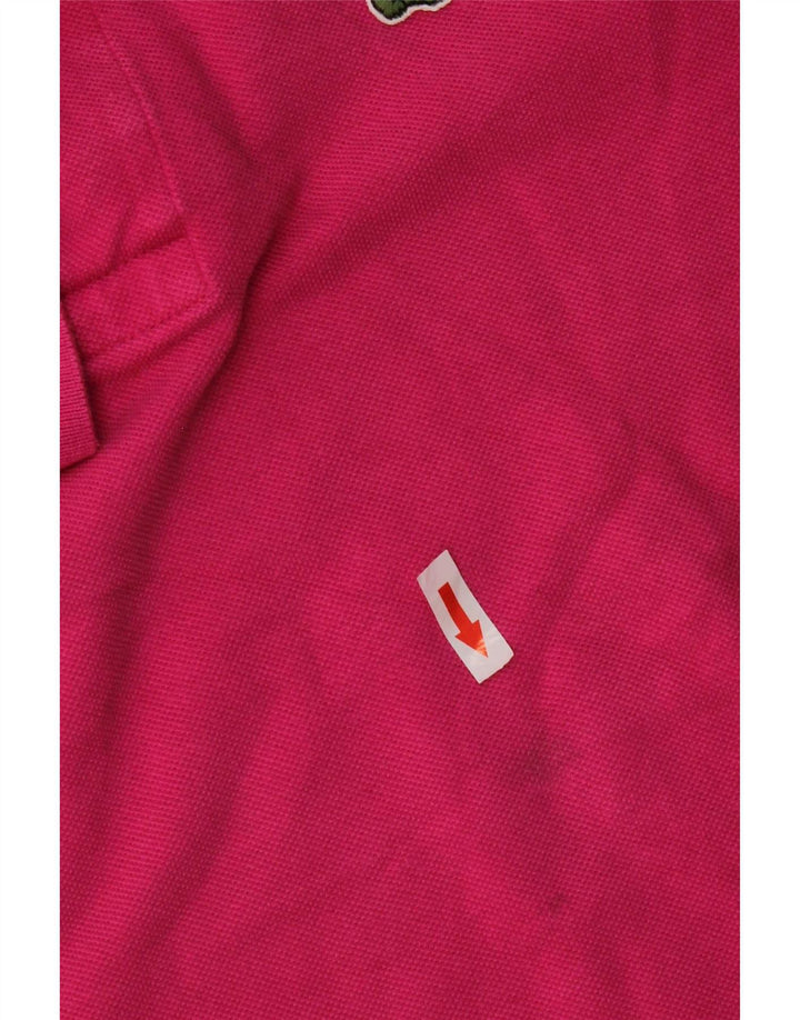 Lacoste muška polo majica veličine 4 srednje ružičasti pamuk