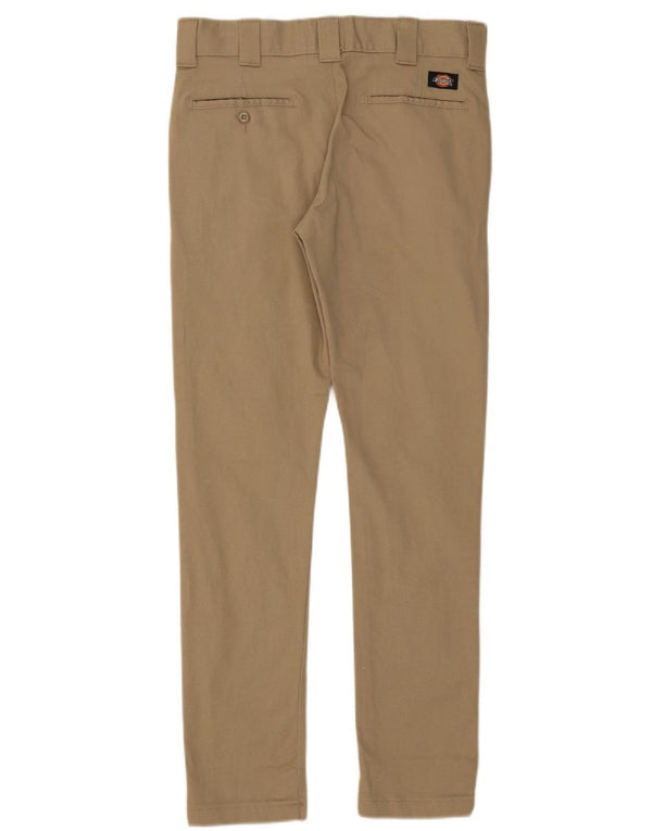 Dickies muške uske uske chino hlače W31 L32 bež pamuk