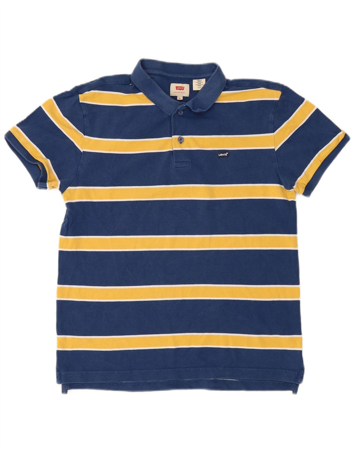 Levi's muška polo majica srednje tamnoplave pamučne pruge
