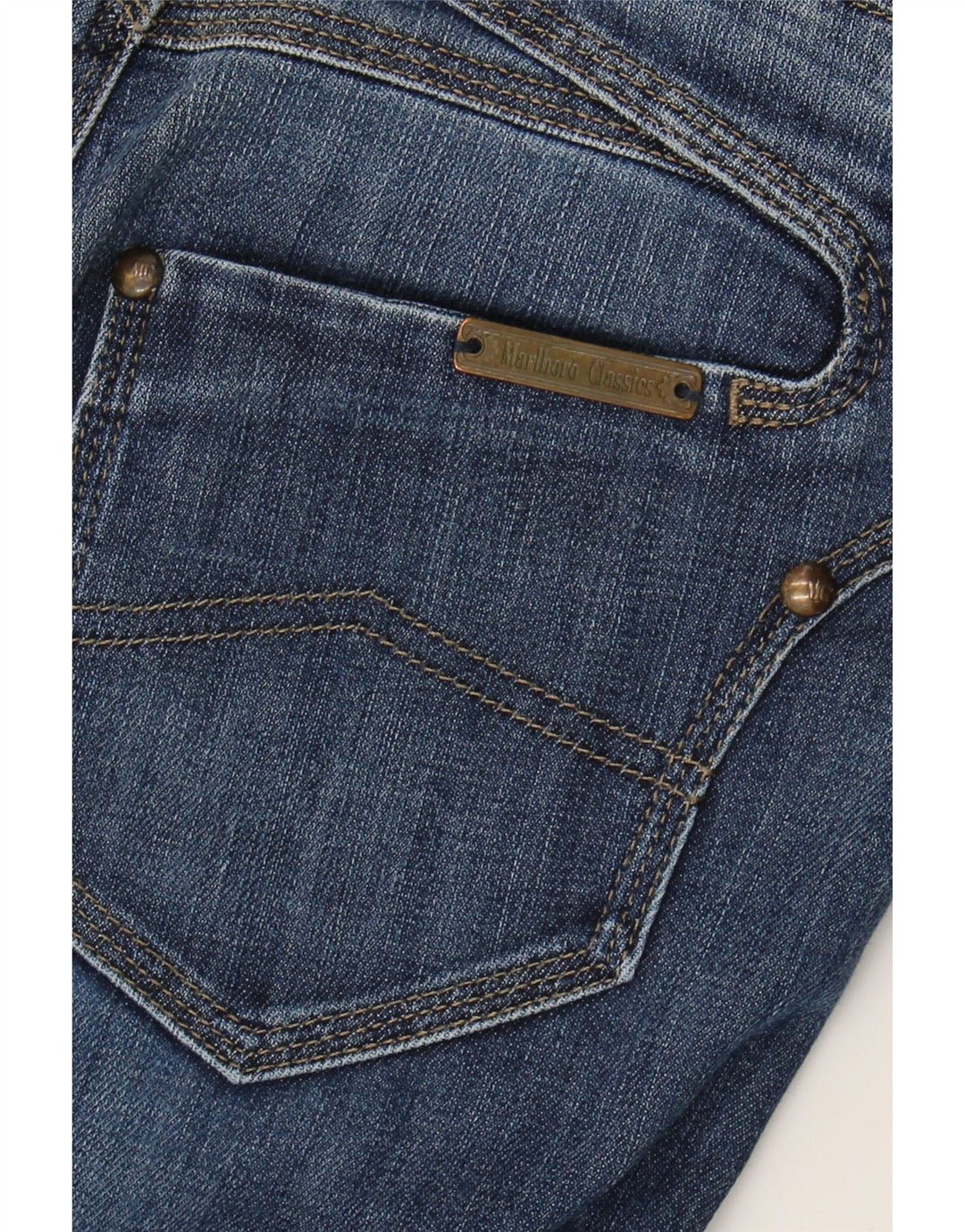 MARLBORO CLASSICS Womens Straight Jeans W28 L29 Blue Cotton Vintage Marlboro Classics and Second-Hand Marlboro Classics from Messina Hembry 