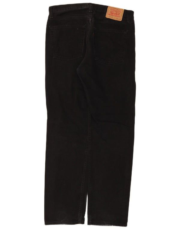 Levi's muške 521 sužene traperice W34 L32 crni pamuk