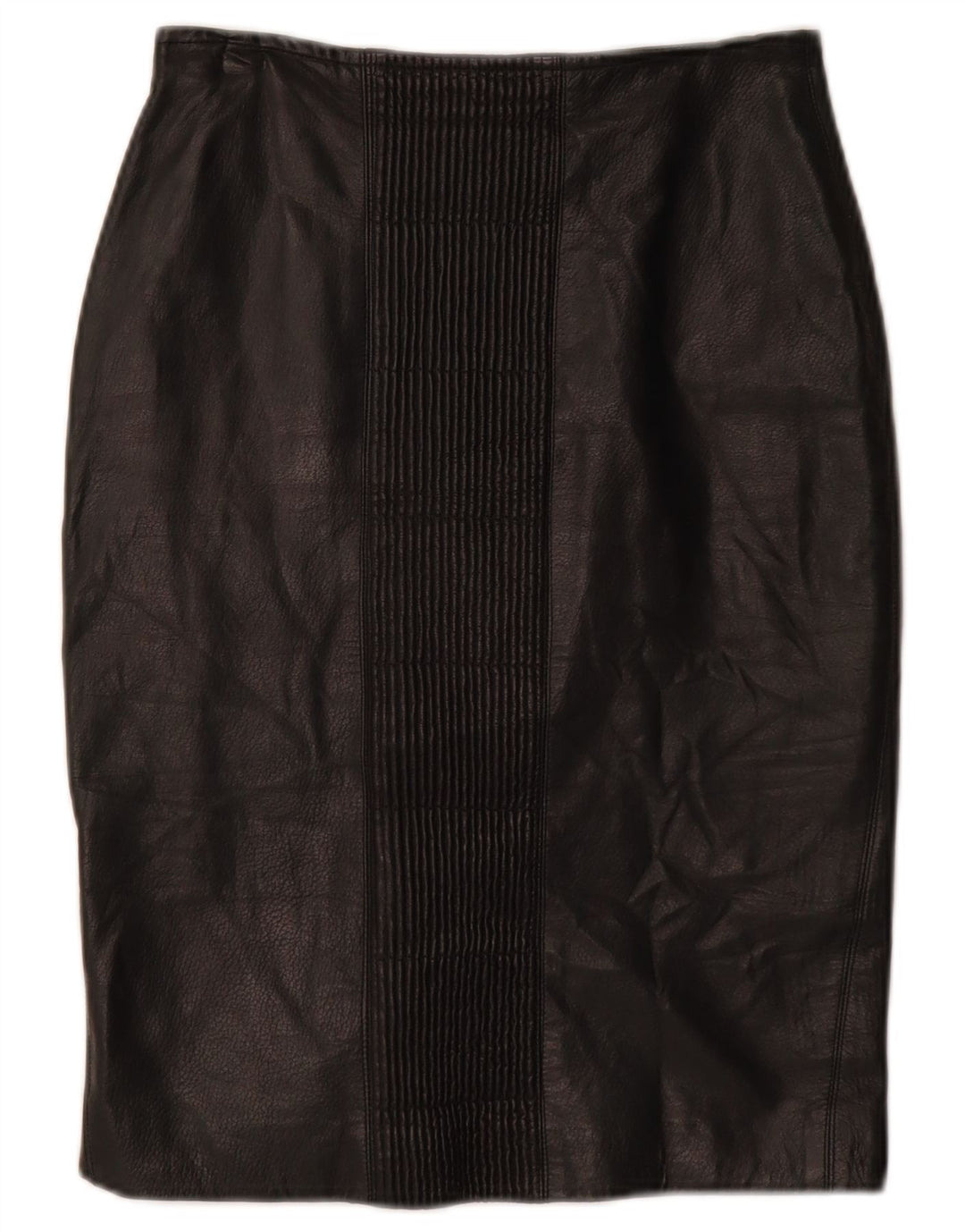 VINTAGE ženska kožna suknja W26 Mala crna