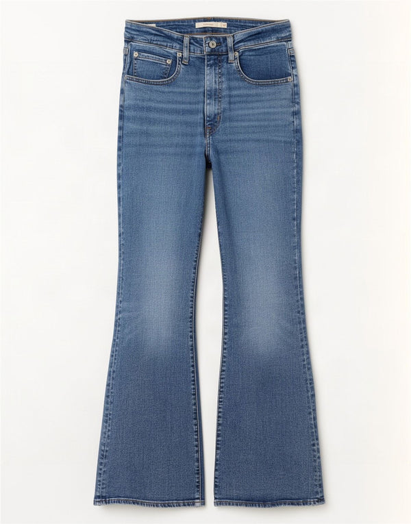 Levi's ženske 726 lepršave traperice W30 L30 plavi pamuk