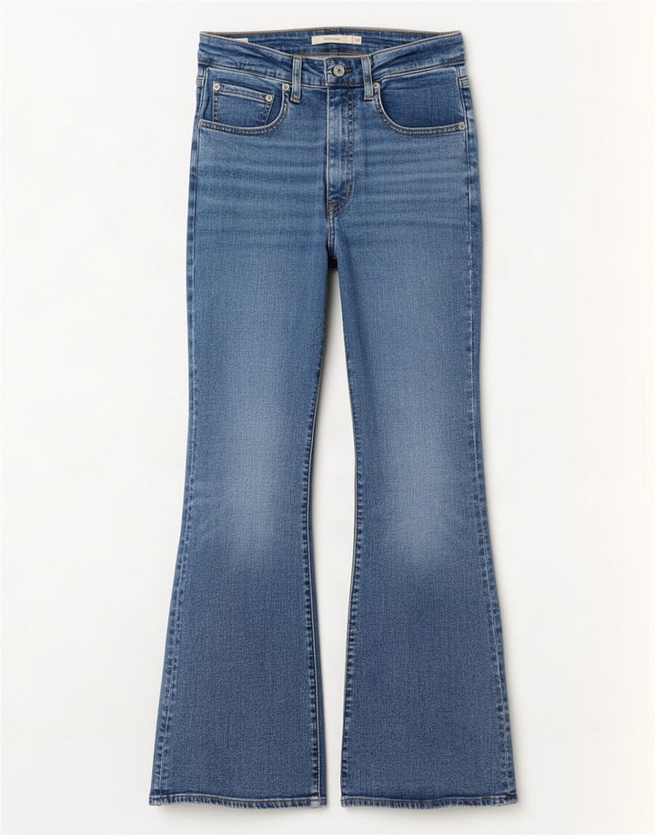 Levi's ženske 726 lepršave traperice W30 L30 plavi pamuk