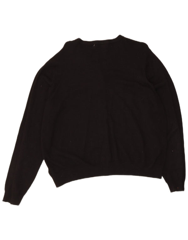 Marks & Spencer ženski kardigan pulover UK 22 3XL crna viskoza