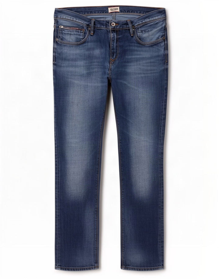 Tommy Hilfiger Muške uske traperice W38 L30 Plave