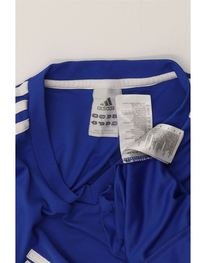 ADIDAS Muška Climalite majica kratkih rukava Veliki plavi poliester