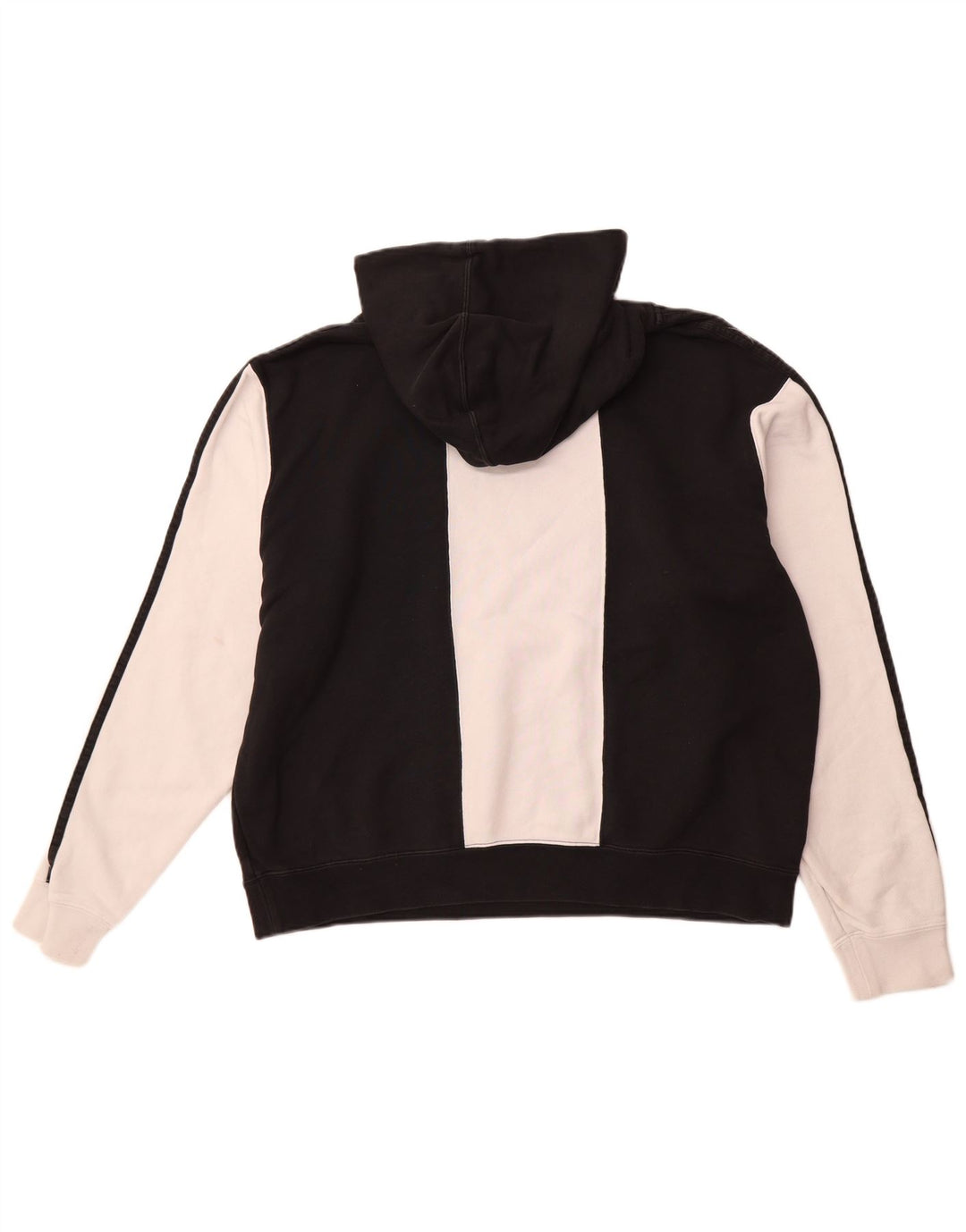 ADIDAS muška majica s kapuljačom s grafičkim motivima, veliki crni pamuk u blokovima boja