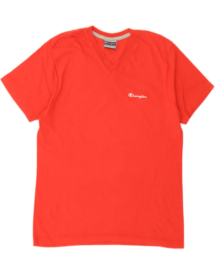 CHAMPION Mens T-Shirt Top Small Red Cotton Vintage Champion and Second-Hand Champion from Messina Hembry 