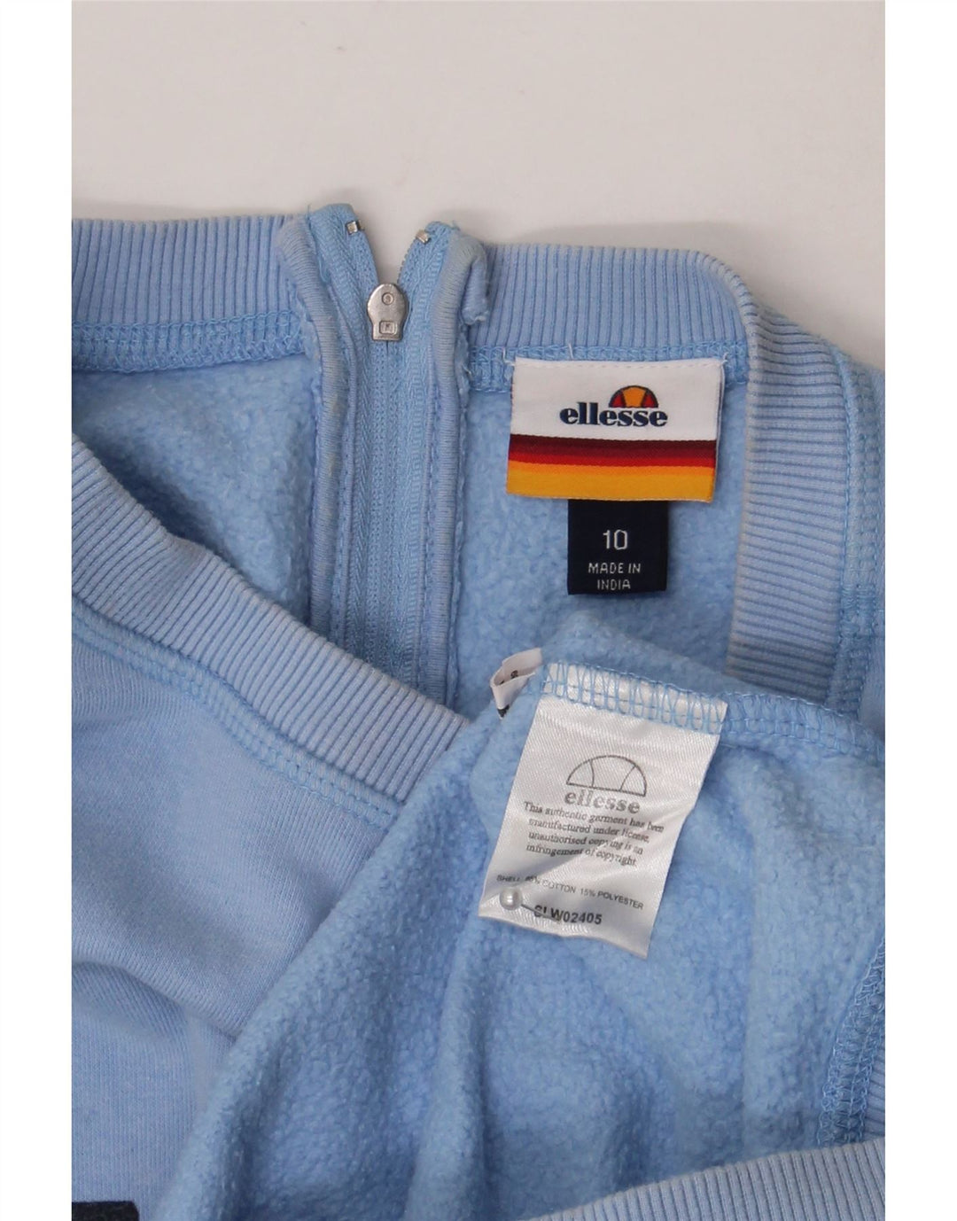 Ellesse Ženska prekomjerna trenirka s grafičkim motivima UK 10 Small Blue Cotton