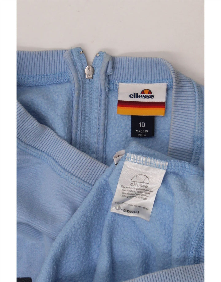 Ellesse Ženska prekomjerna trenirka s grafičkim motivima UK 10 Small Blue Cotton