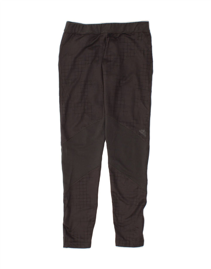 ADIDAS Womens Climawarm Leggings UK 12/14 Medium  Black Check Polyester Vintage Adidas and Second-Hand Adidas from Messina Hembry 