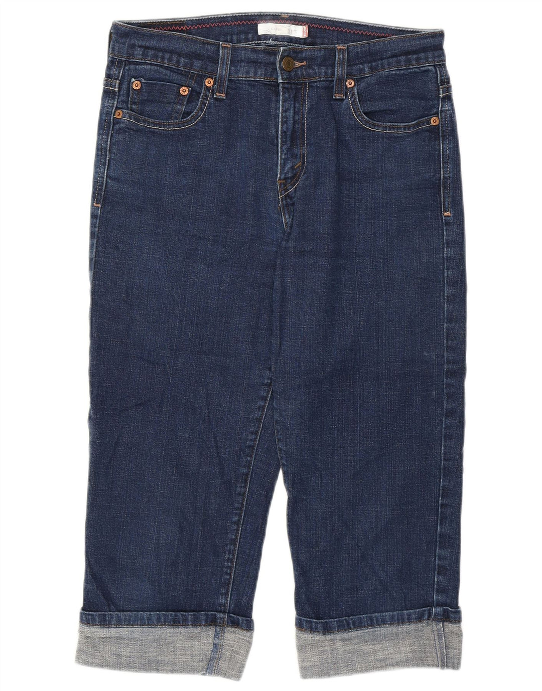 Levi's ženske 515 Capri traperice US 6 srednje W28 L19 plavi pamuk