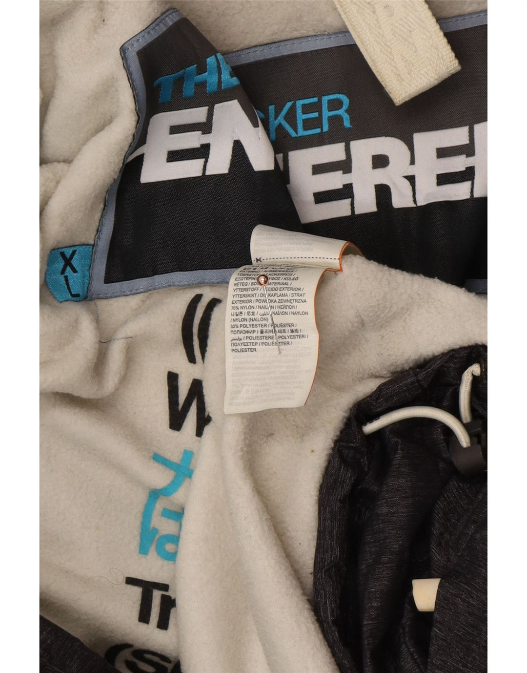 SUPERDRY muška jakna vjetrovka s kapuljačom UK 42 XL sivi najlon