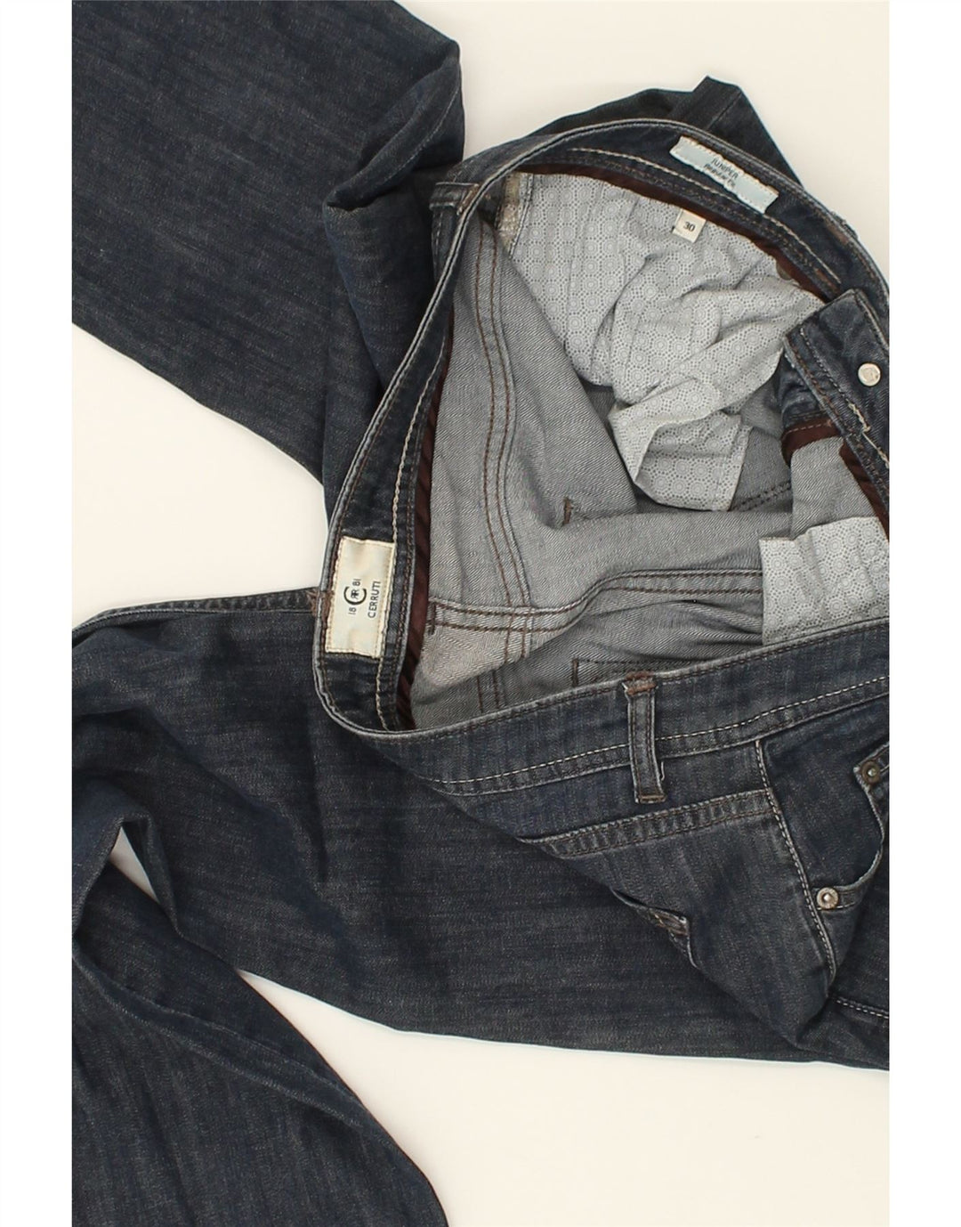 CERRUTI Womens Straight Jeans W30 L32  Blue | Vintage Cerruti | Thrift | Second-Hand Cerruti | Used Clothing | Messina Hembry 