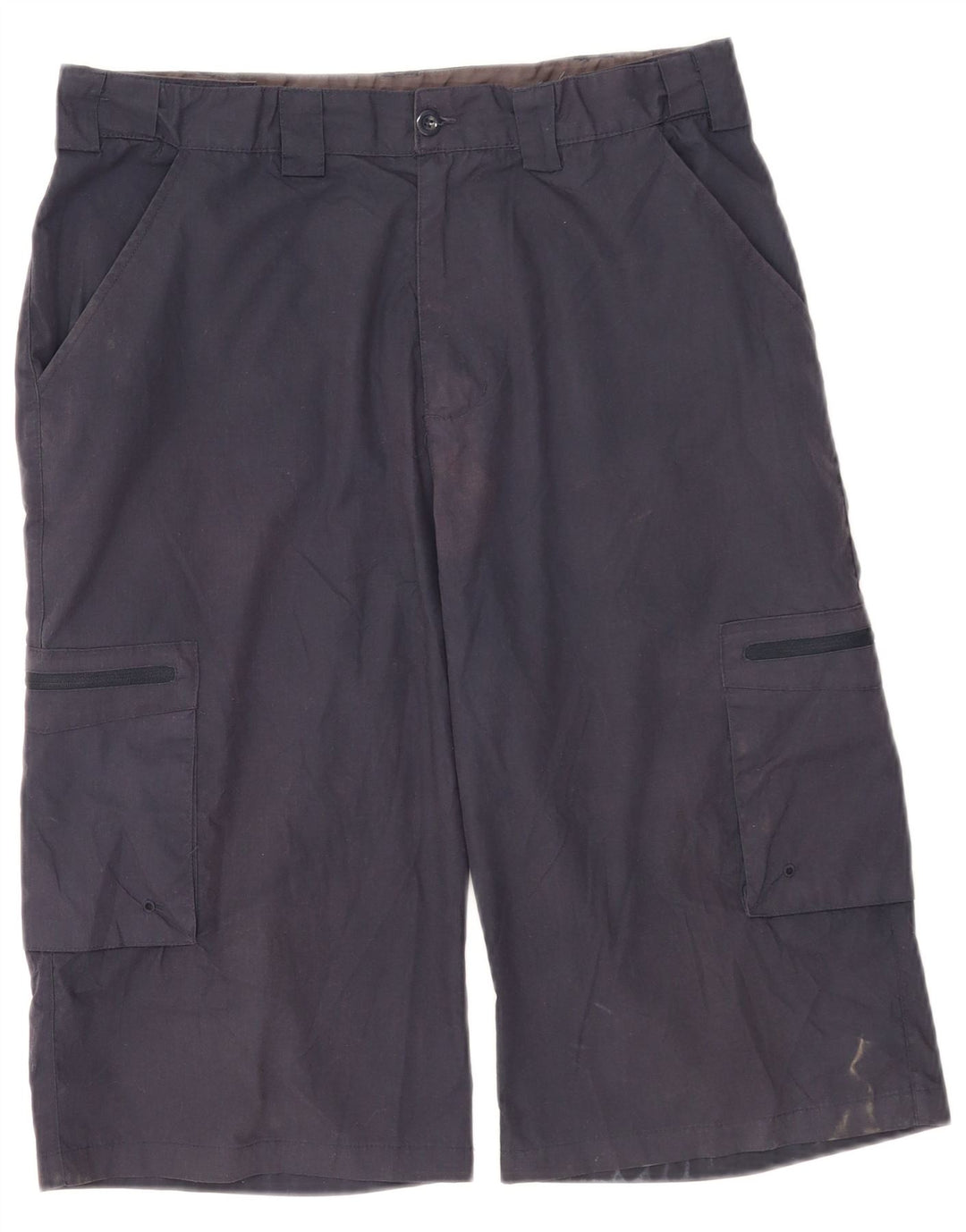 Mountain Warehouse Muške Cargo Bermuda kratke hlače W32 Medium tamnoplavi poliester