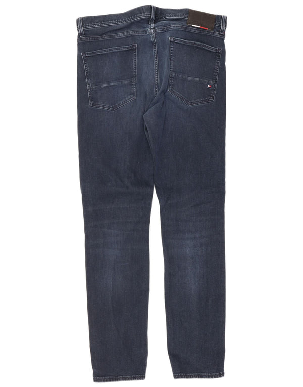 Tommy Hilfiger Mens Bleecker Slim Jeans W36 L32 Plavi pamuk