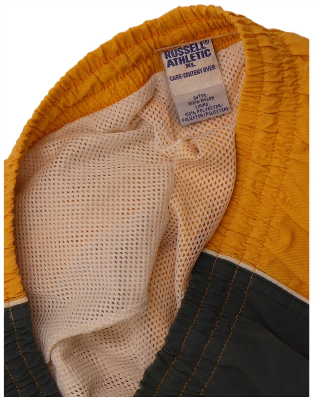 RUSSELL ATHLETIC muške kratke hlače za kupanje XL žuti najlon u boji