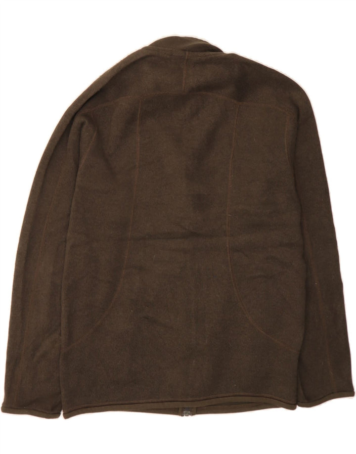 EDDIE BAUER Mens Tracksuit Top Jacket Small Brown Polyester Vintage Eddie Bauer and Second-Hand Eddie Bauer from Messina Hembry 