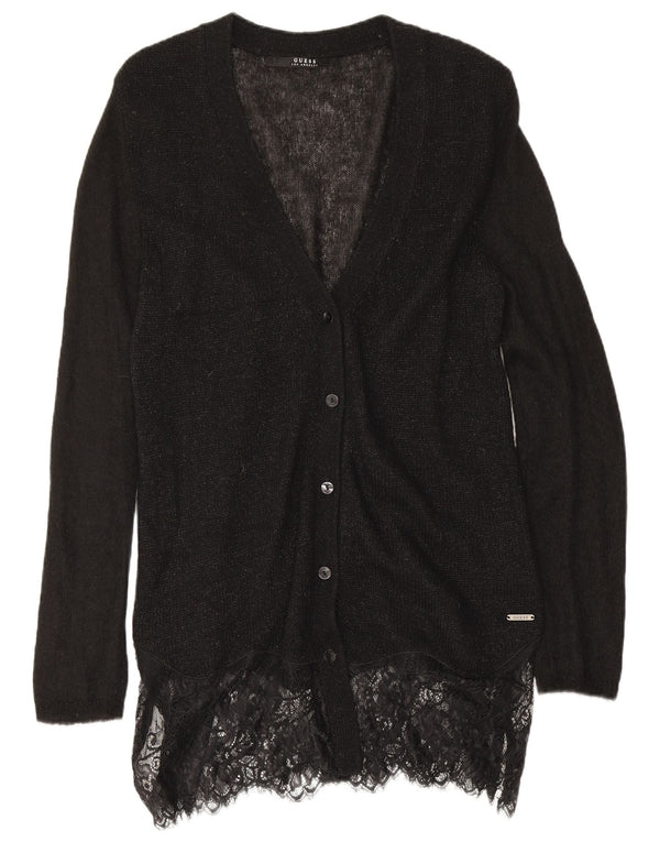 Guess ženski dugi kardigan pulover UK 10 Small Black Flected