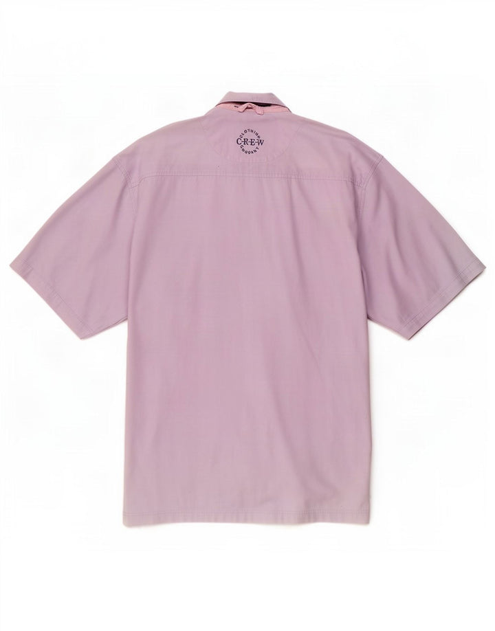 Crew Clothing Muška pulover majica kratkih rukava XL Ljubičasti pamuk