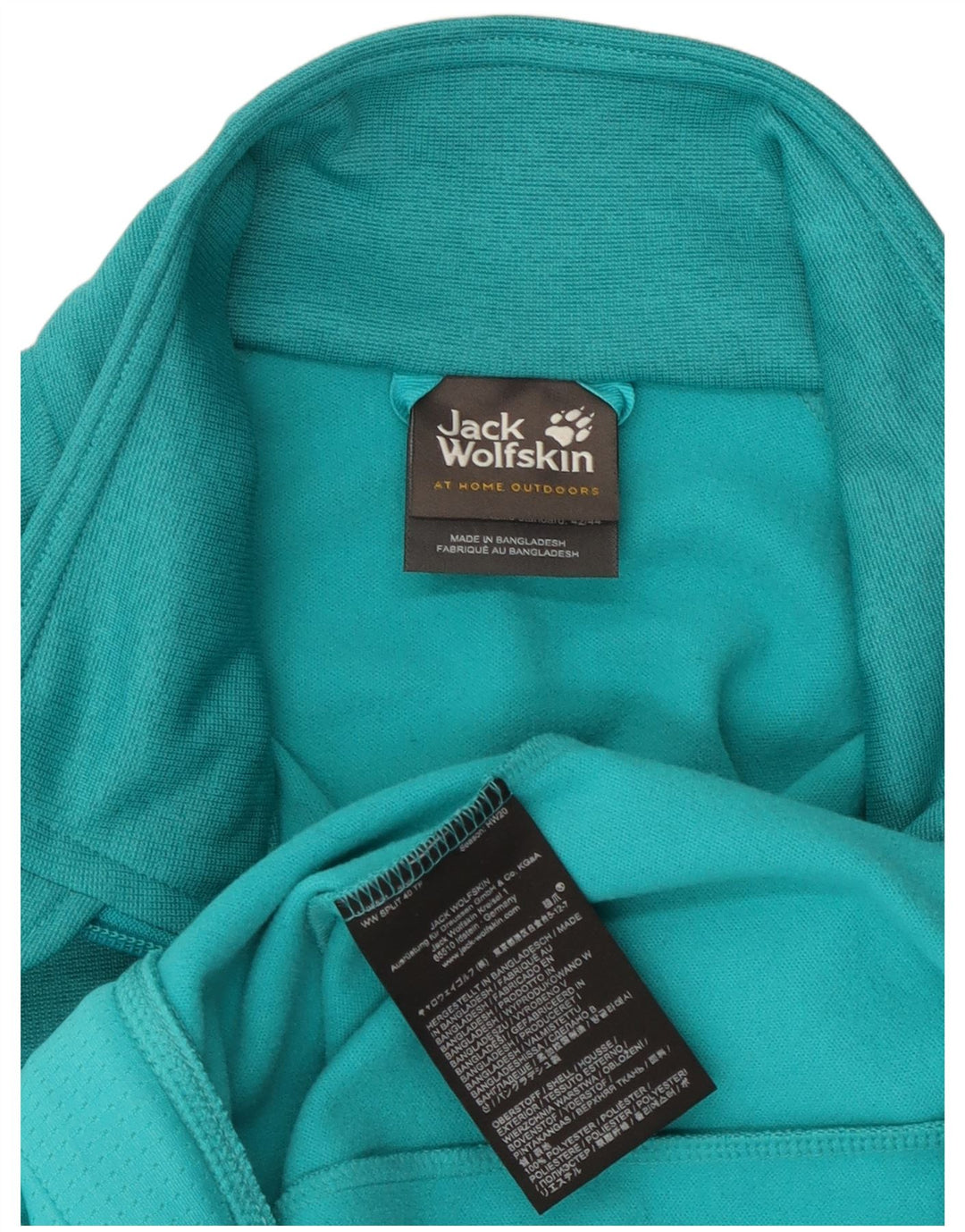 Jack Wolfskin ženska gornja jakna trenirke UK 14/16 velika tirkizna