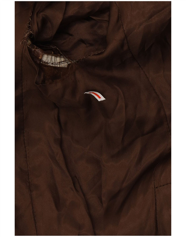 VINTAGE muški kožni kaput UK 38 Srednje smeđa koža